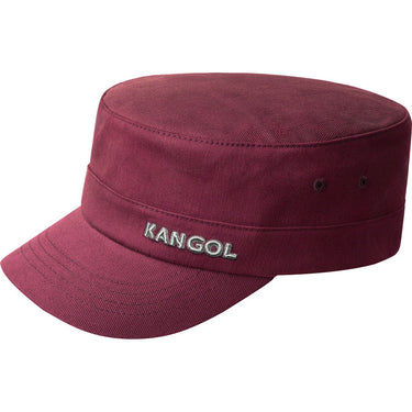 Kangol Cotton Twill Army Cap in Cardinal #color_ Cardinal