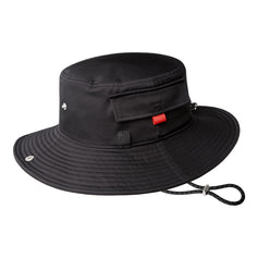 Kangol Easy Carry Fisherman Bucket Hat in Black #color_ Black