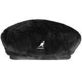 Kangol Faux Fur Beret in Black #color_ Black