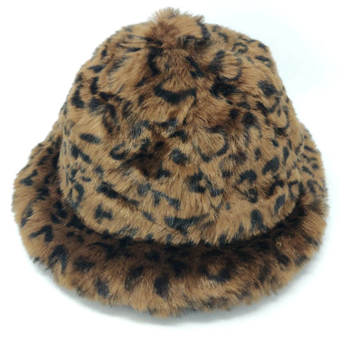 Kangol Faux Fur Casual Bucket Hat in #color_