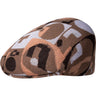 Kangol Gadget 504 Ivy Cap in Tan Multi #color_ Tan Multi