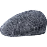 Kangol Pattern Flexfit Cap Cotton Blend Ivy in Marled Navy #color_ Marled Navy