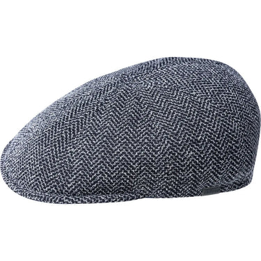 Kangol Pattern Flexfit Cap Cotton Blend Ivy in Marled Navy #color_ Marled Navy