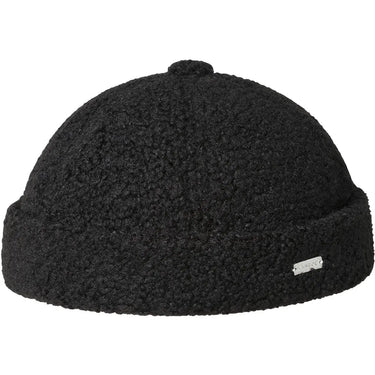 Kangol Plush Watch Cap Short Beanie in Black OSFM #color_ Black OSFM