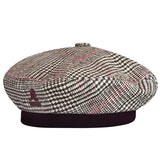 Kangol Show Your Teeth Houndstooth Patterned Beret in #color_