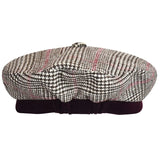 Kangol Show Your Teeth Houndstooth Patterned Beret in #color_