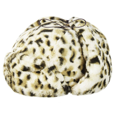 Kangol Snow Leopard Trapper Luxurious Faux Fur in #color_