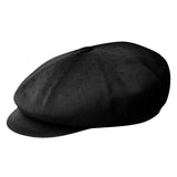 Kangol Tropic Spitfire Summer Newsboy in Black #color_ Black