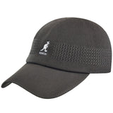 Kangol Tropic Ventair Spacecap Baseball Cap in Charcoal #color_ Charcoal