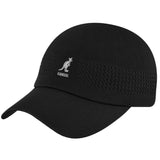 Kangol Tropic Ventair Spacecap Baseball Cap in Black #color_ Black