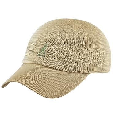 Kangol Tropic Ventair Spacecap Baseball Cap in Beige #color_ Beige