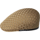 Kangol Ventair Ladder Stitch 507 Vented Ivy Cap in Tan #color_ Tan