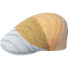 Kangol Wavy Stripe 507 Bermuda Jacquard Wave Texture Cap in Warm Apricot Multi #color_ Warm Apricot Multi