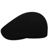 Kangol Wool 507 Ivy Cap in Black #color_ Black