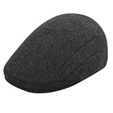 Kangol Wool 507 Ivy Cap in Dark Flannel #color_ Dark Flannel