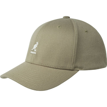 Kangol Wool Flexfit Wool Baseball Cap in Taupe #color_ Taupe