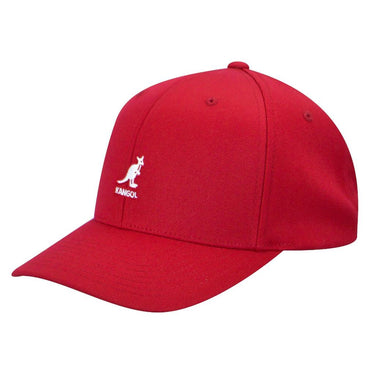 Kangol Wool Flexfit Wool Baseball Cap in Rojo #color_ Rojo