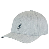 Kangol Wool Flexfit Wool Baseball Cap in Heather Blue #color_ Heather Blue