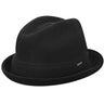 Kangol Wool Player Wool Trilby in Black #color_ Black