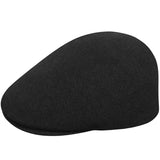 Kangol Wool Seamless 507 Ivy Cap in Black #color_ Black