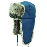 Kangol Wool Ushanka Winter Trapper in Prussian #color_ Prussian