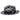 Bruno Capelo Malibu Cross-Stitch Shantung Straw Fedora in Black White #color_ Black White