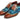 Paul Parkman Men's Wingtip Oxfords Turquoise / Tobacco in #color_