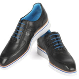 Paul Parkman Men's Casual Shoes Black Floater Leather in #color_