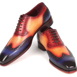 Paul Parkman Goodyear Welted Men's Wingtip Oxfords Multicolor in #color_