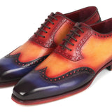 Paul Parkman Goodyear Welted Men's Wingtip Oxfords Multicolor in #color_