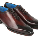 Paul Parkman Goodyear Welted Punched Oxfords Brown in #color_