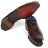 Paul Parkman Goodyear Welted Punched Oxfords Brown in #color_