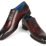 Paul Parkman Goodyear Welted Punched Oxfords Brown in #color_