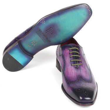 Paul Parkman Men's Wingtip Oxfords Purple in #color_