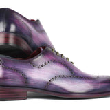 Paul Parkman Men's Wingtip Oxfords Purple in #color_