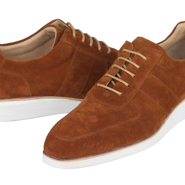 Paul Parkman Men's Casual Shoes Camel Suede in #color_