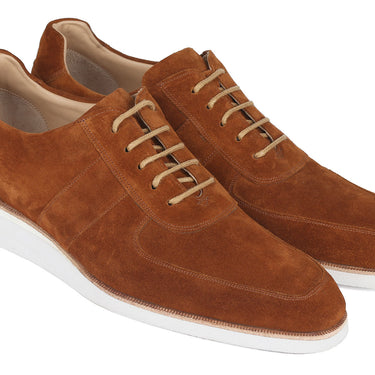 Paul Parkman Men's Casual Shoes Camel Suede in #color_