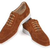 Paul Parkman Men's Casual Shoes Camel Suede in #color_