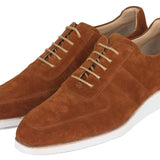 Paul Parkman Men's Casual Shoes Camel Suede in #color_