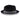 Montique Carter White Bottom Polybraid Straw Fedora in Black #color_ Black