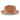 Montique Carter White Bottom Polybraid Straw Fedora in Cognac #color_ Cognac