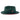 Montique Patterson Red Bottom Pinch Front Straw Fedora in Emerald / Red #color_ Emerald / Red