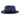 Montique Patterson Red Bottom Pinch Front Straw Fedora in Navy / Red #color_ Navy / Red