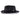 Montique Patterson White Bottom Pinch Front Straw Fedora in Black / White #color_ Black / White