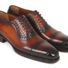 Paul Parkman Goodyear Welted Cap Toe Oxfords in Brown in #color_