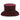 Ferrecci Premium Top Hat in Burgundy Wool Victorian Elegance in #color_