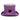 Ferrecci Premium Top Hat in Purple Wool Victorian Elegance in #color_