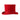 Ferrecci Premium Top Hat in Red Wool Victorian Elegance in Red #color_ Red