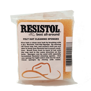 Resistol Felt Hat Cleaning Sponges Pack of 2 in #color_