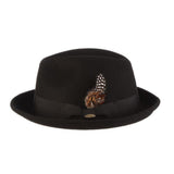 Scala Coeur Crushable Wool Felt Fedora in #color_